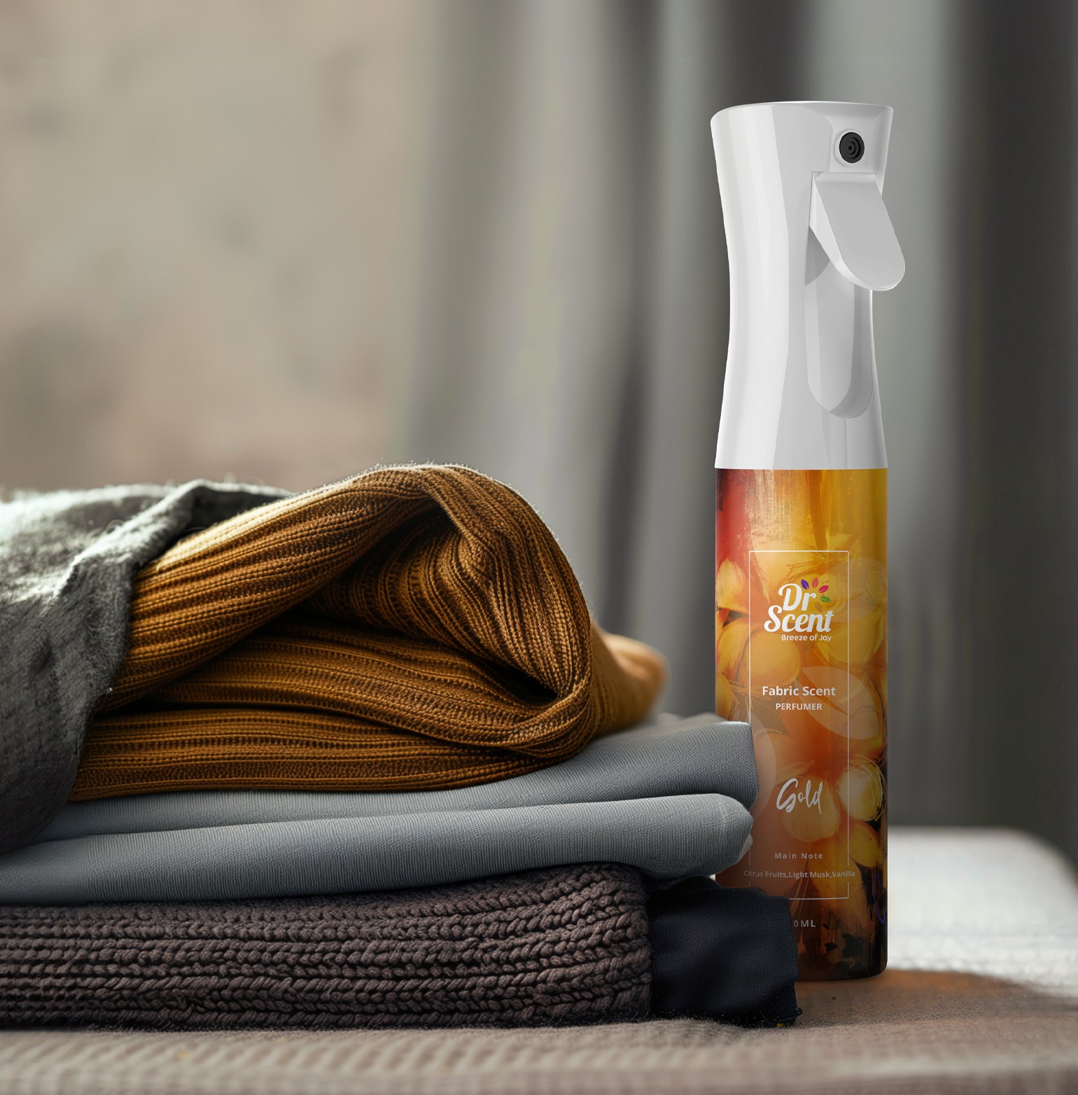 Gold fabric scent
