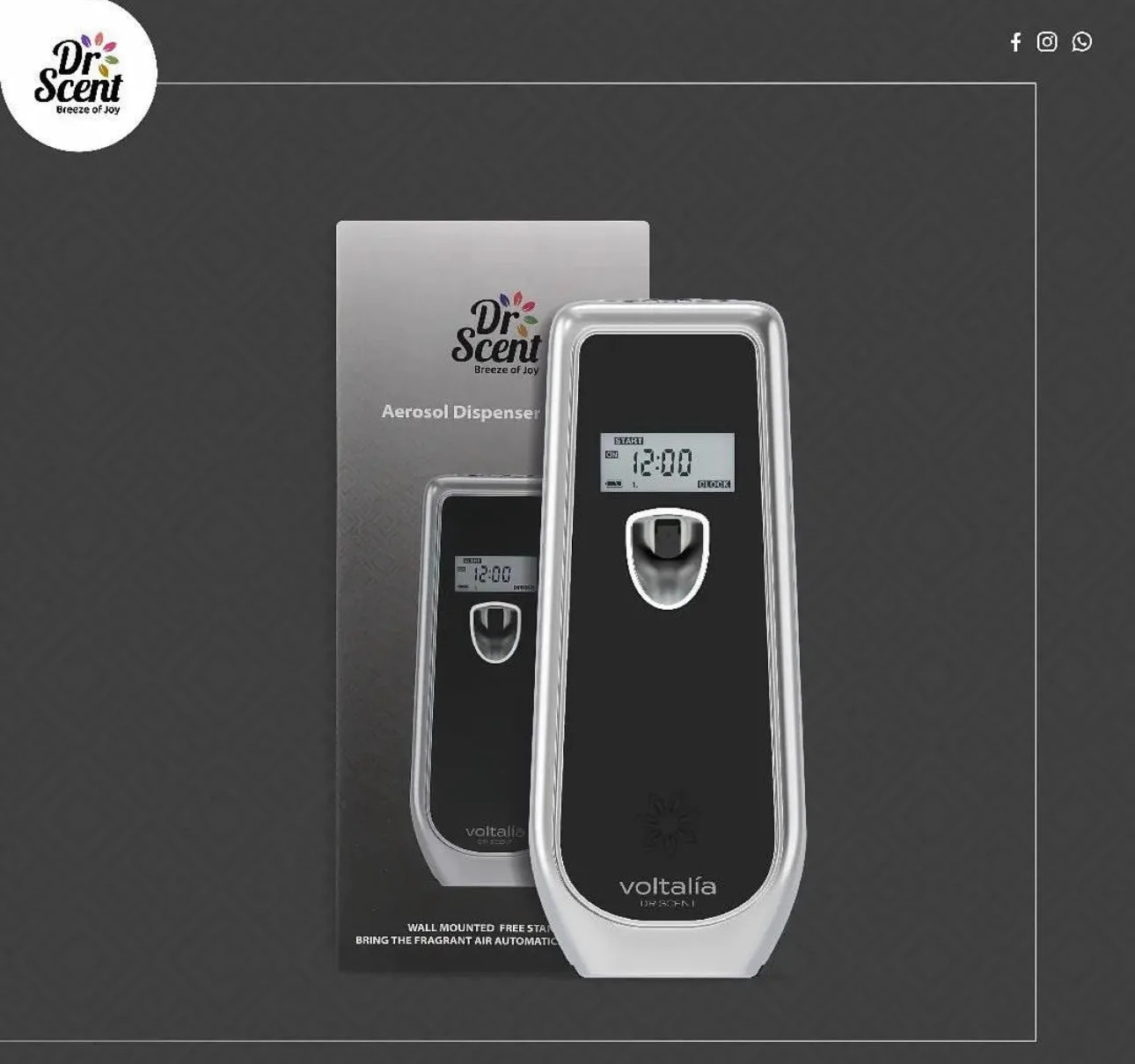Automatic Air Freshener Dispenser Voltalia – LCD — პროდუქტის ფოტო